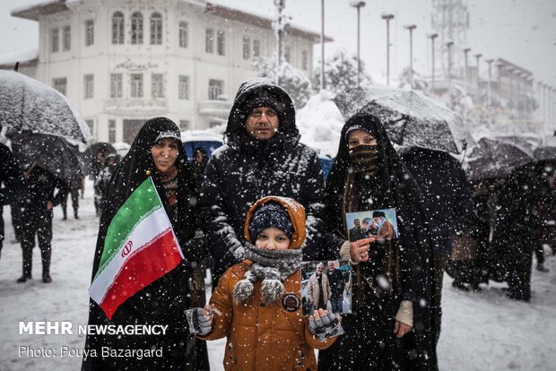 راهپیمایی باشکوه ۲۲بهمن - رشت