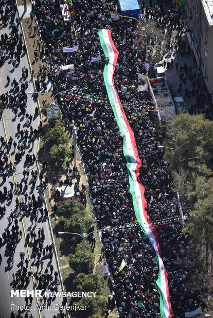 راهپیمایی 22 بهمن در شیراز