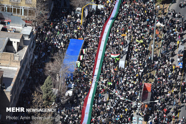 February-11 rallies in Shiraz