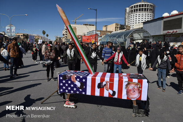 February-11 rallies in Shiraz