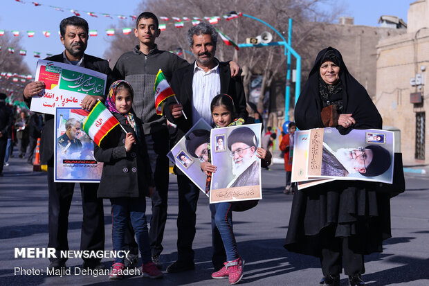 راهپیمایی باشکوه ۲۲بهمن - یزد