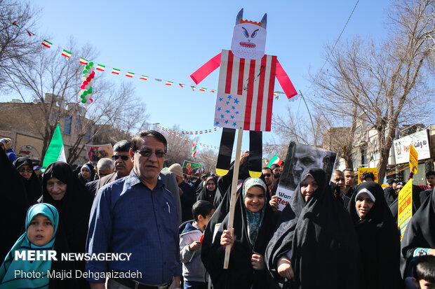 راهپیمایی باشکوه ۲۲بهمن - یزد