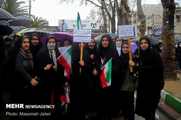 راهپیمایی باشکوه ۲۲بهمن - ساری