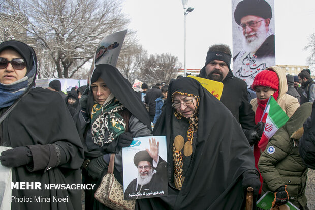 راهپیمایی باشکوه ۲۲بهمن- تبریز