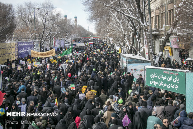 راهپیمایی باشکوه ۲۲بهمن- تبریز