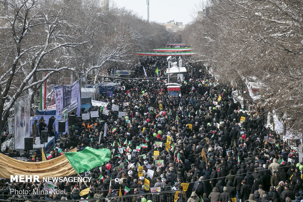 راهپیمایی باشکوه ۲۲بهمن- تبریز