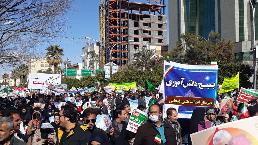 بازتاب راهپیمایی ۲۲ بهمن در رسانه‌های جهان