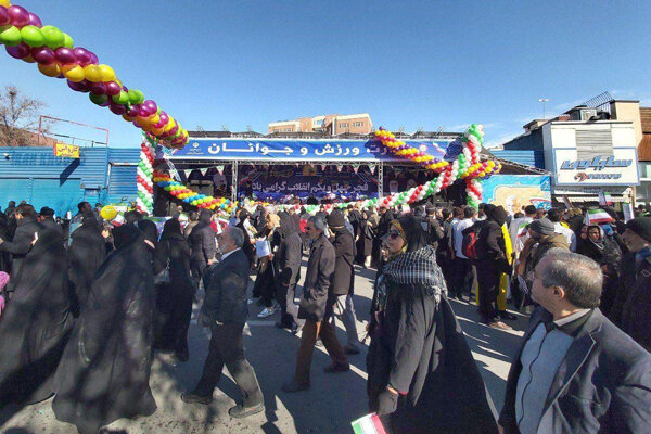 راهپيمايي،ورزش،حضور،ورزشكاران،بهمن،جامعه،روز،انقلاب،ميرجليلي ...