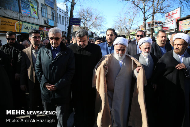 Funeral processions of senior cleric held in Mazandaran