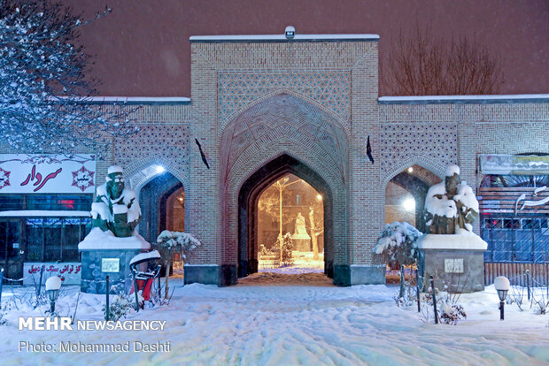 Snowy nights in Ardabil prov.