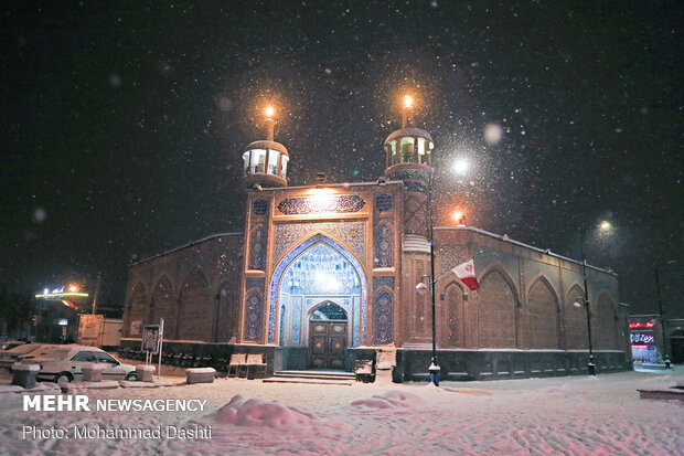 Snowy nights in Ardabil prov.