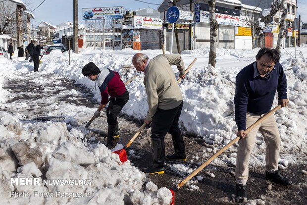 بحران برف و مدیریت جهادی در اردبیل