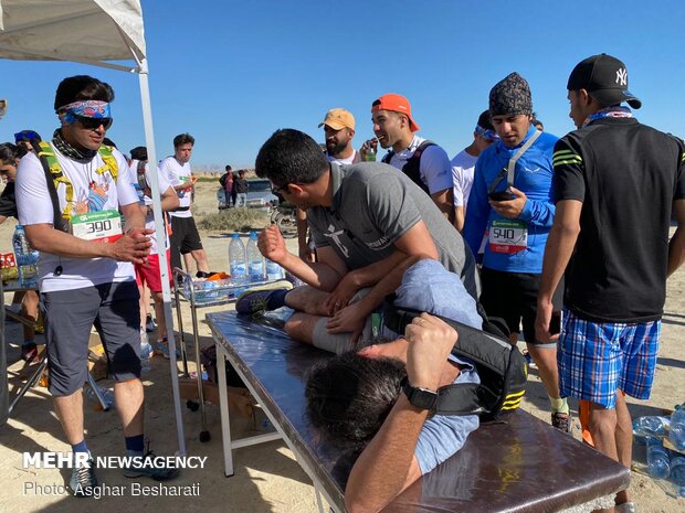 Marathon contest in Qeshm Island 