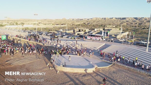 Marathon contest in Qeshm Island 