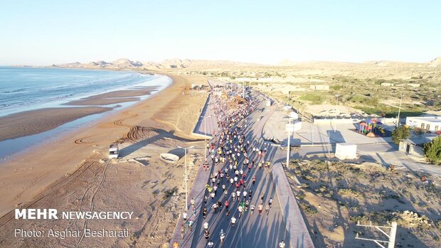 Marathon contest in Qeshm Island 