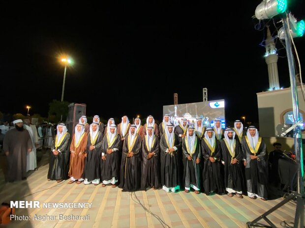 حفل زواج 22 شاب وشابة في جزيرة قشم