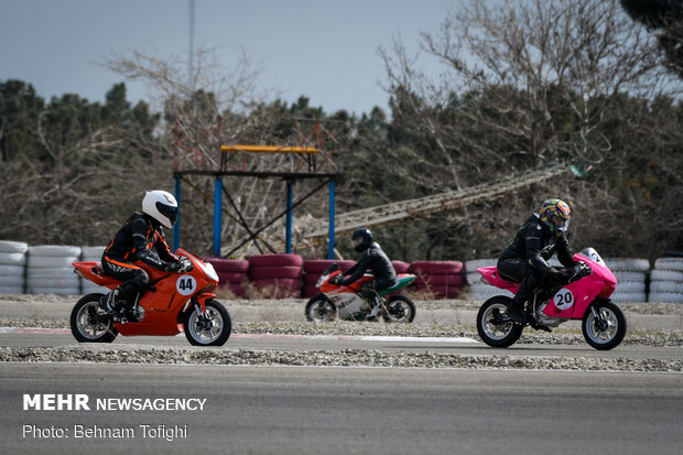 Female motor racing event in Tehran