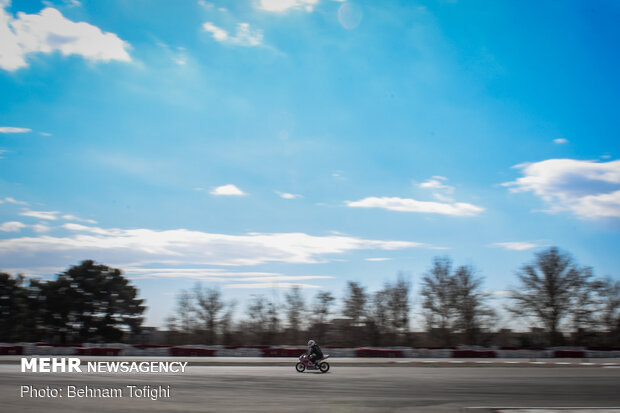 Female motor racing event in Tehran