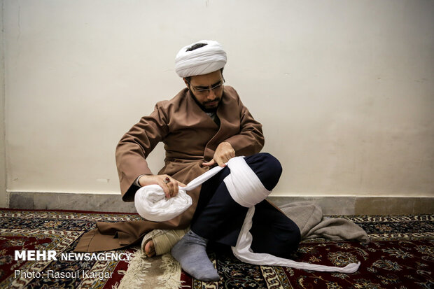 Turban ceremony of seminary students in Mashhad
