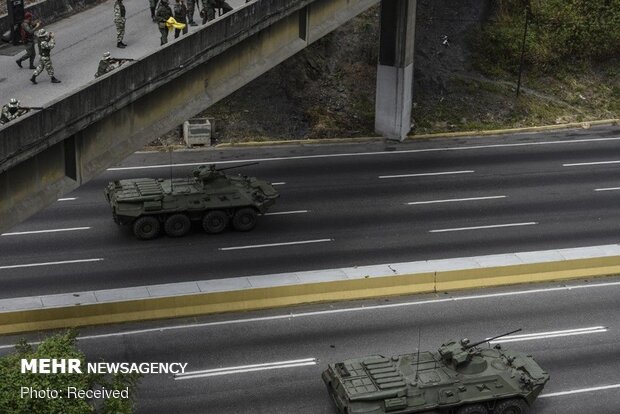 مانور ارتش ونزوئلا در بحبوحه تنش با آمریکا