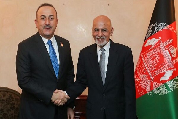 رئیس جمهور افغانستان با وزیرخارجه ترکیه دیدار و گفتگو کرد