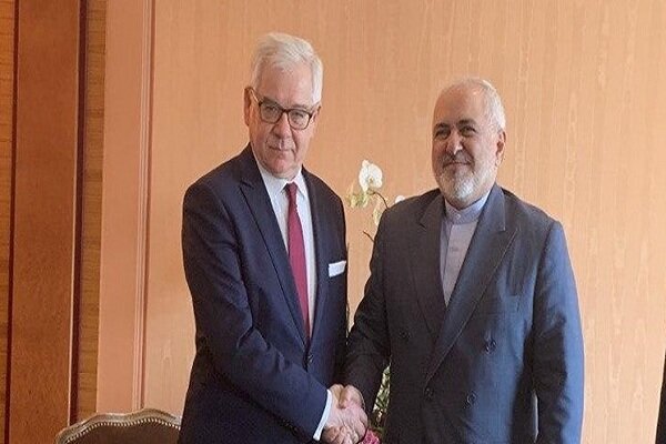 Iranian, Polish FMs hold bilateral talks in Germany