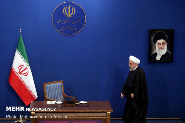 نشست خبری حسن روحانی رئیس جمهور
