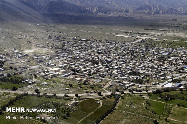 Aerial view of Hormozgan