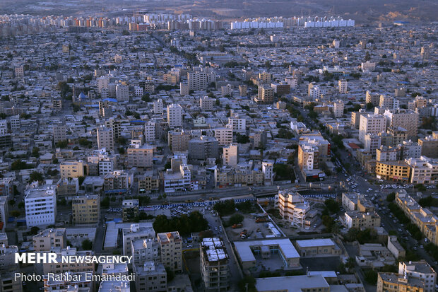 Aerial view of Hormozgan
