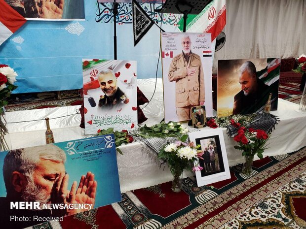 Commemoration ceremony of Gen. Soleimani’s 40th day of martyrdom held in Canada
