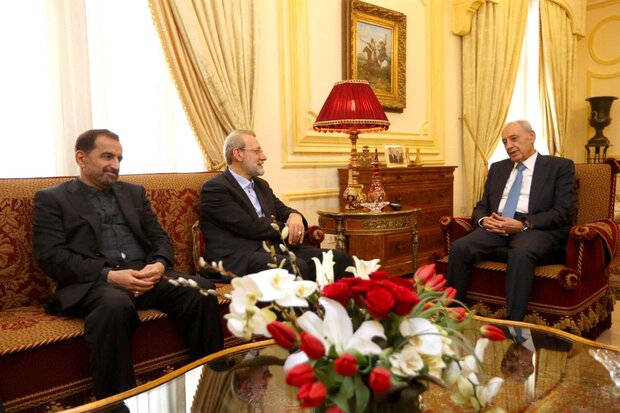 لاریجانی با رئیس مجلس لبنان دیدار و گفتگو کرد