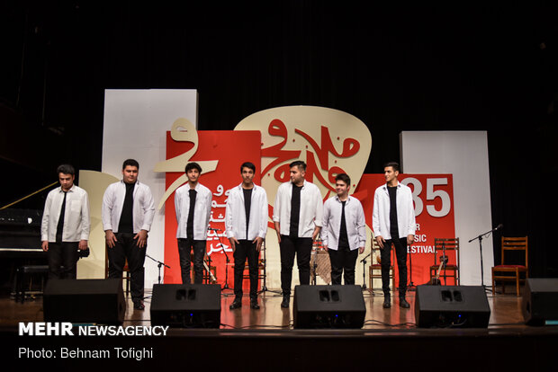 Winners of Navaye Khorram Music Festival perform at Fajr festival