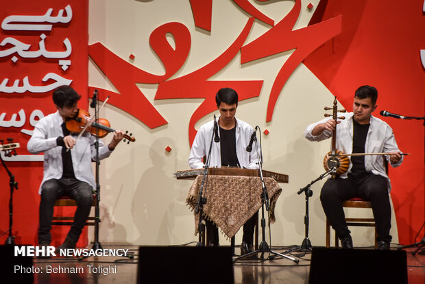 Winners of Navaye Khorram Music Festival perform at Fajr festival