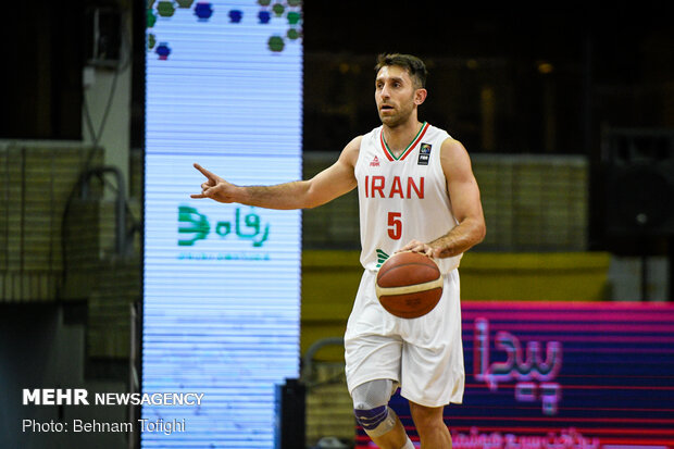 دیدار تیم ملی بسکتبال ایران و سوریه