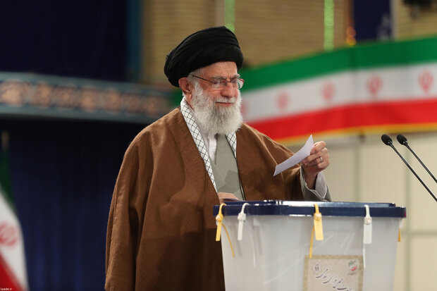 Leader of Islamic Republic castes votes in parliamentary, Assembly of Experts polls