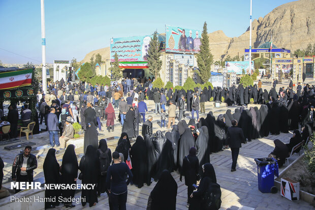 صوبہ کرمان میں عوام کی انتخابات میں بھر پور شرکت