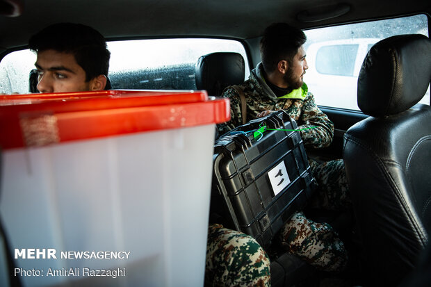 صندوق سیار حوزه انتخابیه نوشهر، چالوس و ڪلاردشت