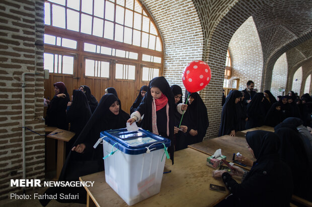 جشن ملی انتخابات ۹۸ - قزوین