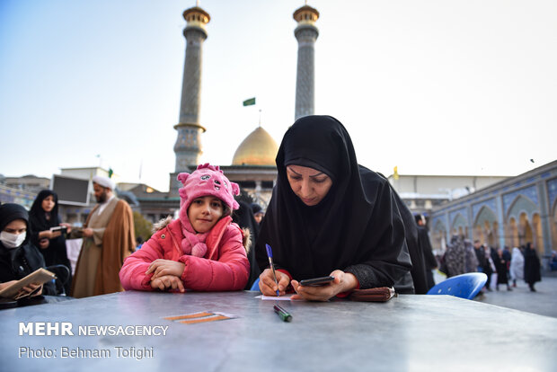 ساعات پایانی رای گیری در حرم عبدالعظیم (ع)