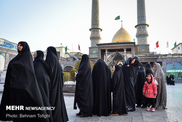 ساعات پایانی رای گیری در حرم عبدالعظیم (ع)