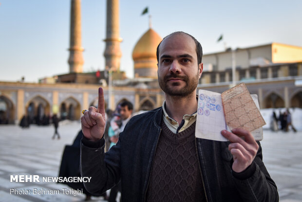 ساعات پایانی رای گیری در حرم عبدالعظیم (ع)