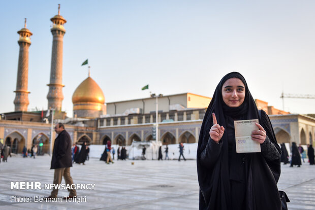 ساعات پایانی رای گیری در حرم عبدالعظیم (ع)