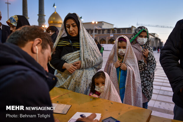 ساعات پایانی رای گیری در حرم عبدالعظیم (ع)