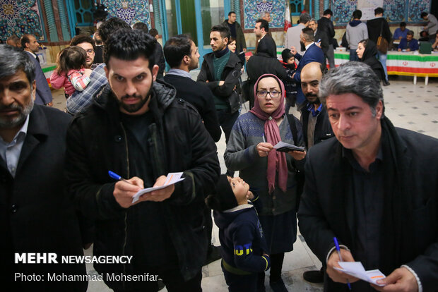 آخرین ساعات جشن ملی انتخابات ۹۸ در تهران