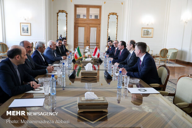 دیدار وزرای خارجه ایران و اتریش