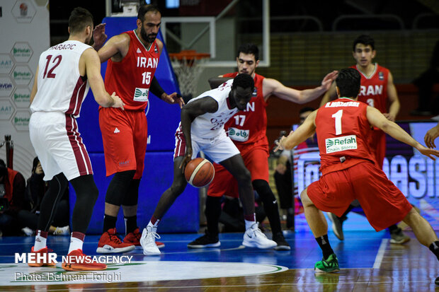 İran- Katar basketbol maçından fotoğraflar