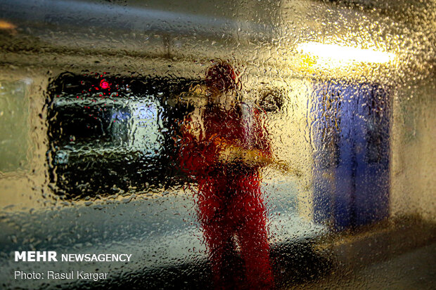 Hygienic measures in Mashhad subway amid coronavirus anxiety