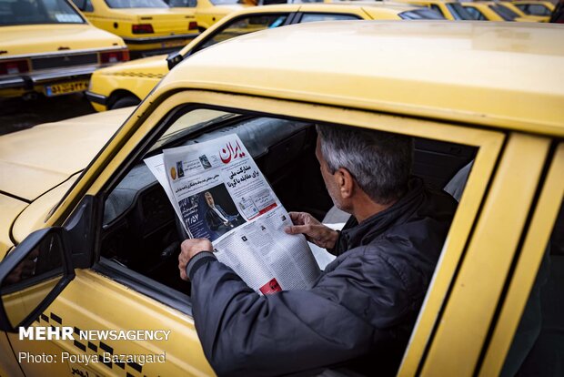 Disinfecting public transportation fleet in Rasht