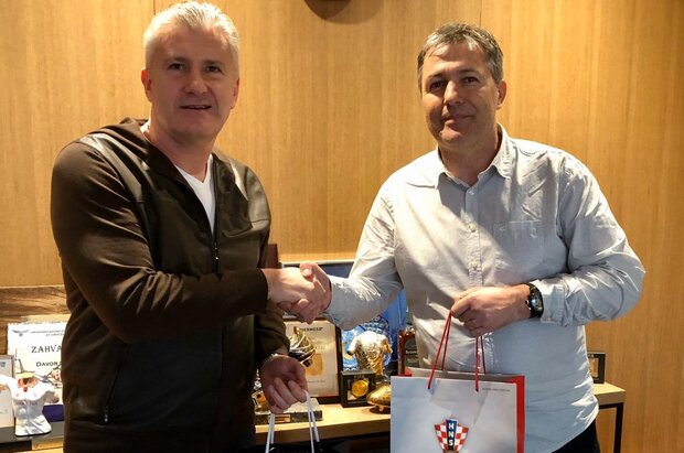 Team Melli coach meets with Croatian football head