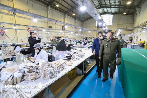 Mass production of disinfectants, masks in Iran to combat coronavirus
